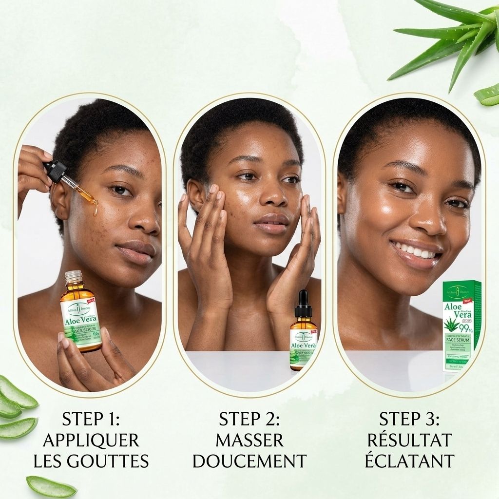 Sérum Aloe Vera 99% Collagène et Vitamine E