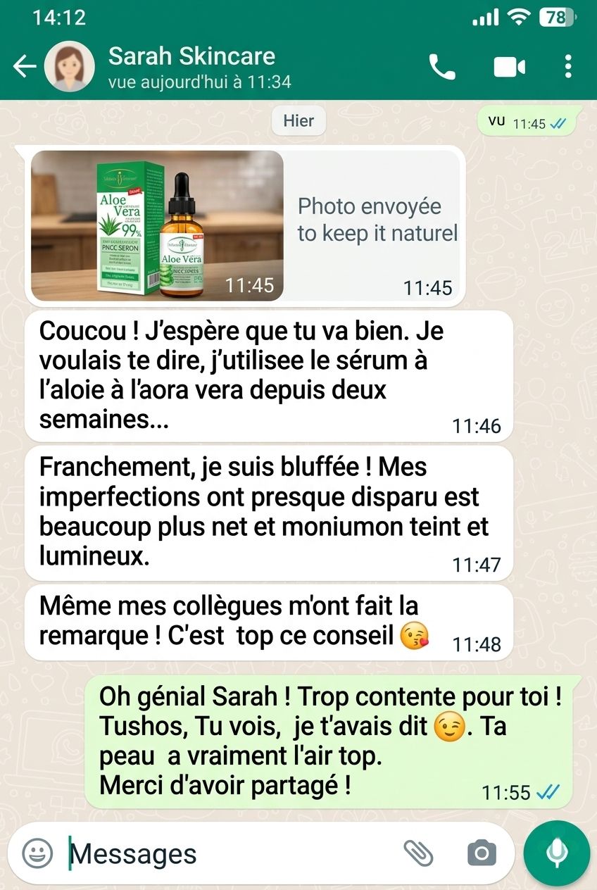 Capture WhatsApp cliente satisfaite 2